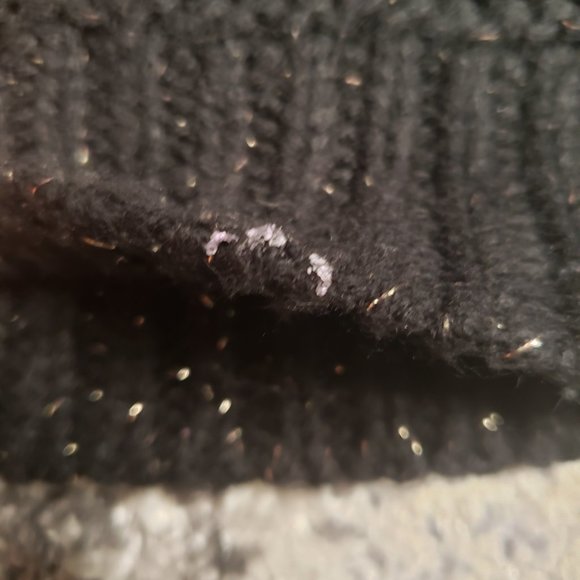 SOLD Black Turtle-neck with Silver Glitter for Girls - Picture 5 of 6